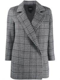 Theory Clairene double-face Plaid Jacket - Farfetch at Farfetch