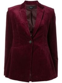 Theory Classic Velvet Blazer - Farfetch at Farfetch