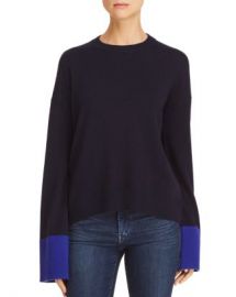 Theory Color-Block Wool  amp  Cashmere Sweater - 100  Exclusive Women - Bloomingdale s at Bloomingdales