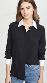 Theory Combo Stretch Shirt at Shopbop