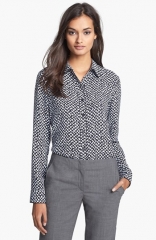 Theory Cully Print Shirt at Nordstrom