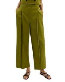 Theory Deep Pleated Pants Bloomingdales at Bloomingdales