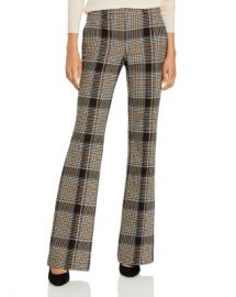 Theory Demitria Plaid Flare Leg Pants Women - Bloomingdale s at Bloomingdales