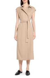 Theory Dolman Sleeve Trench Coat Midi Dress at Nordstrom