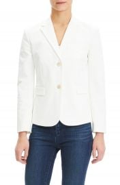 Theory Double Stretch Cotton Shrunken Jacket   Nordstrom at Nordstrom