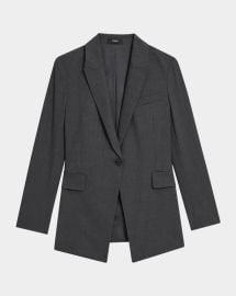 Theory Etiennette Wool Blazer at Neiman Marcus