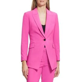 Theory Etiennette Wool Blend Blazer in Carnation at Walmart