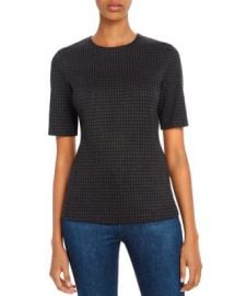 Theory Fitted Houndstooth Top Women - Bloomingdale s at Bloomingdales