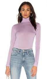 Theory Foundation Turtleneck Sweater in Pink Lilac from Revolve com at Revolve