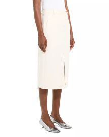 Theory Front Slit Midi Skirt Bloomingdales at Bloomingdales