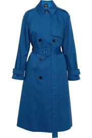 Theory Gabardine Trench at The Outnet