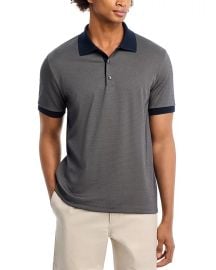 Theory Geo Mod Jacquard Polo Bloomingdales at Bloomingdales