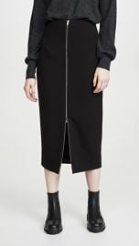 Theory High Waist Zip Skirt at Shopbop