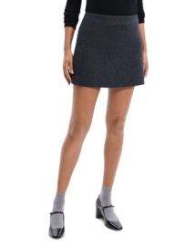 Theory High Waisted Tweed Mini Skirt Bloomingdales at Bloomingdales