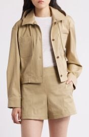 Theory Hooded Crop Jacket at Nordstrom
