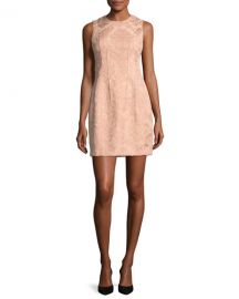 Theory Hourglass Baroque Jacquard Sleeveless Hourglass Dress at Neiman Marcus