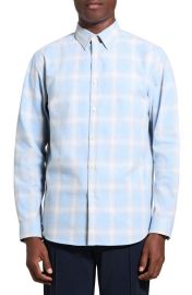 Theory Irving Fade Flannel Shirt at Nordstrom