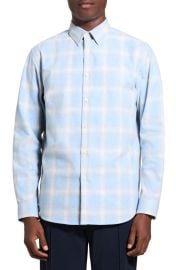 Theory Irving Fade Flannel Shirt at Nordstrom