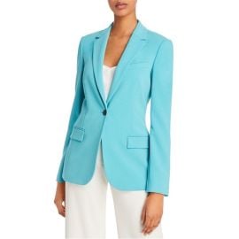 Theory Jackets amp Coats Theory Staple Blazer In Admiral Crepe Poshmark at Poshmark