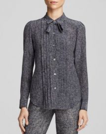 Theory Justeen Silk Tweed Blouse - Bloomingdaleand039s Exclusive at Bloomingdales