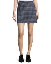 Theory Kerash Textured Knit Skirt at Neiman Marcus