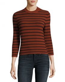 Theory Lemdora Prosecco striped sweater at Neiman Marcus