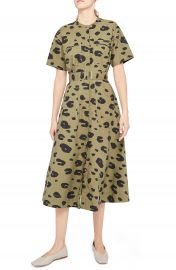 Theory Leopard Utitlity Shirtdress   Nordstrom at Nordstrom