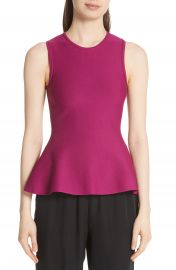 Theory Lustrate Classic Peplum Top at Nordstrom