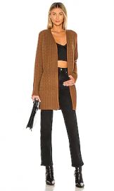 Theory Malinka Cable Cardigan in Driftwood from Revolve com at Revolve