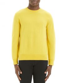 Theory Men  x27 s Hilles Solid Cashmere Crewneck Sweater at Neiman Marcus