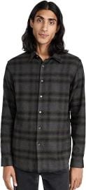 Theory Men's Irving Soft Plaid Shirt at Amazon