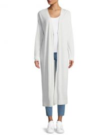 Theory New Harbor Long-Sleeve One-Button Duster Cardigan at Neiman Marcus