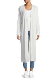 Theory New Harbor Long Sleeve One Button Duster Cardigan at Bergdorf Goodman