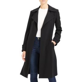 Theory Oaklane Admiral Crepe Trench Coat at Nordstrom