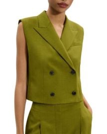 Theory Peak Double Breasted Vest Bloomingdales at Bloomingdales