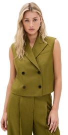 Theory Peak Vest Avocado 6 at Shopbop