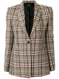 Theory Plaid Blazer  693 - Shop AW17 Online - Fast Delivery  Price at Farfetch