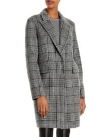 Theory Plaid Coat Bloomingdales at Bloomingdales