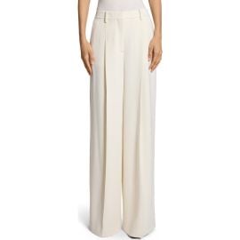 Theory Pleated High Rise Wide Leg Pants at Nordstrom