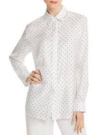 Theory Printed Silk Shirt Women - Bloomingdale s at Bloomingdales