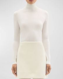 Theory Regal Lightweight Merino Wool Turtleneck Jacket and Skirt at Neiman Marcus