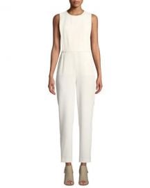 Theory Remaline Structured Sleeveless Admiral Crepe Jumpsuit at Neiman Marcus