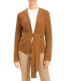 Theory Ribbed Wool  amp  Cashmere Belted Cardigan Women - Bloomingdale s at Bloomingdales