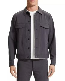 Theory River Stretch Neoteric Twill Trucker Jacket Bloomingdales at Bloomingdales