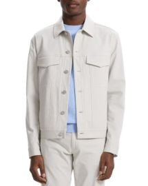 Theory River Stretch Neoteric Twill Trucker Jacket Bloomingdales at Bloomingdales