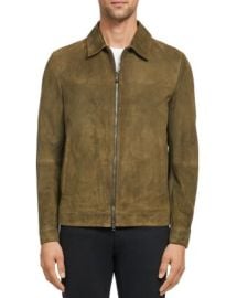 Theory Roscoe Suede Regular Fit Jacket   Bloomingdales at Bloomingdales