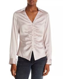 Theory Ruched Shirt Bloomingdales at Bloomingdales