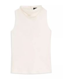 Theory Satin High Cowl Neck Top Bloomingdales at Bloomingdales