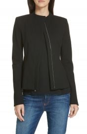 Theory Sculpted Twill Knit Jacket at Nordstrom