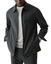 Theory Shirt Jacket in Motion Wool Bloomingdales at Bloomingdales